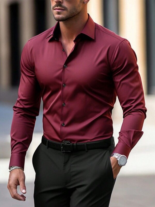 Slim Fit Dress Shirts - Image 2